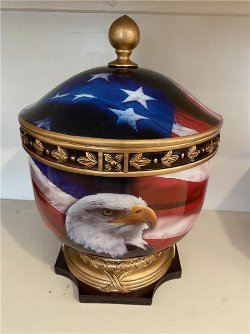 Eagle & Flag Urn